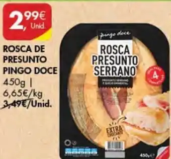 Pingo Doce Rosca de Presunto Pingo Doce 450g promoção