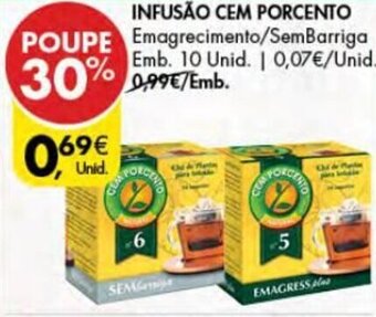 Infusão Cem Porcento 10 Unid