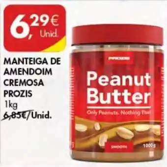 Pingo Doce Manteiga de Amendoim Cremosa Prozis 1kg promoção