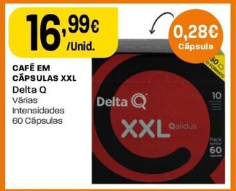 Intermarché Café Em Cápsulas XXL Delta Q promoção