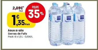 Intermarché Agua S/ Gas Serras de Fafe promoção