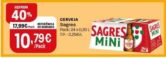 Intermarché Cerveja Sagres promoção