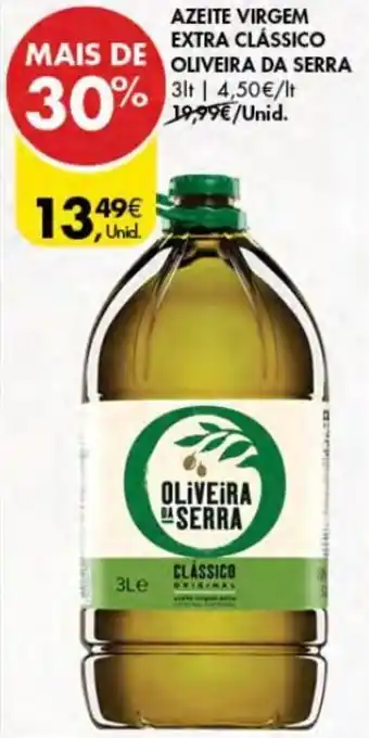 Pingo Doce Azeite Virgem Extra Clássico Oliveira da Serra 3lt promoção