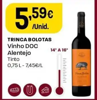 Trinca Bolotas Vinho DOC Alentejo Tinto 0.75L