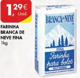 Pingo Doce Farinha Branca de Neve Fina 1kg promoção