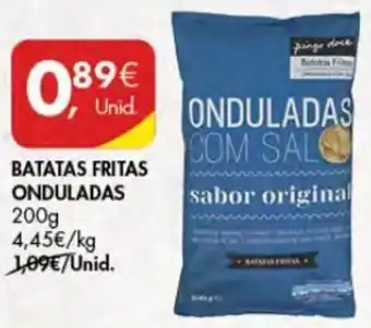 Pingo Doce Batatas Fritas Onduladas 200g promoção