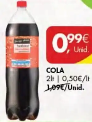 Pingo Doce Cola 2L promoção