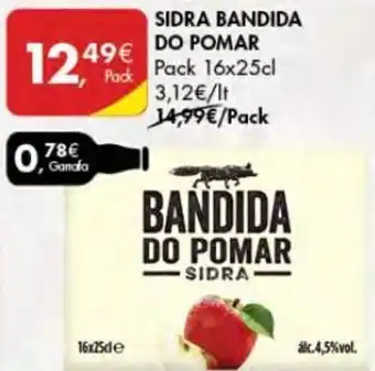 Pingo Doce Sidra Bandida do Pomar 16x25cl promoção