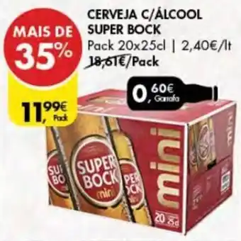 Cerveja c/Álcool Super Bock Mini 20x25cl