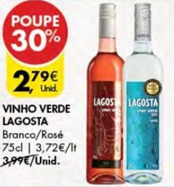 Pingo Doce Vinho Verde Lagosta 75cl promoção