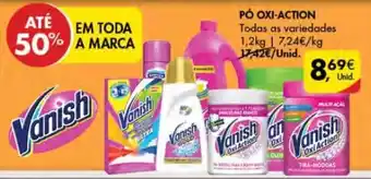 Pingo Doce Vanish Pó Oxi-Action 1,2kg promoção