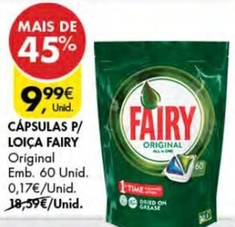 Cápsulas p/Loiça Fairy Original 60 unid