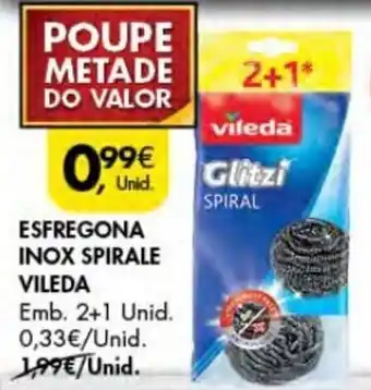 Esfregona Inox Spirale Vileda 2+1 unid