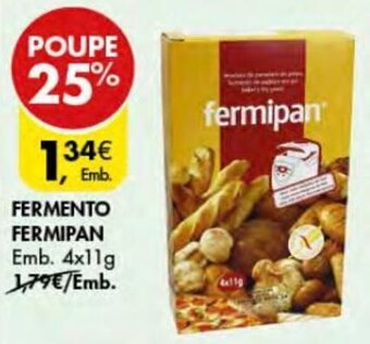 Pingo Doce Fermento Fermipan 4x11g promoção