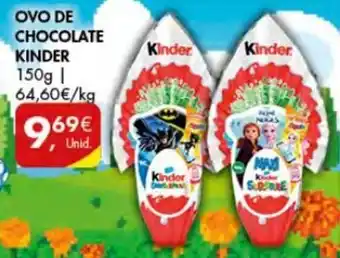 Pingo Doce Ovo de Chocolate Kinder 150g promoção