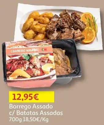 Borrego Assado c/ Batatas Assadas 700g