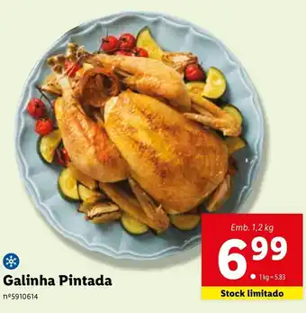 Lidl Galinha Pintada 1,2kg promoção