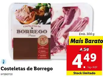 Lidl Costeleta de Borrego 300g promoção