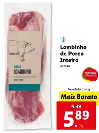 Lidl Lombinhos de Porco Inteiro promoção