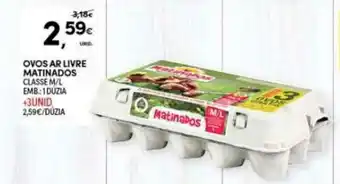 Continente Ovos Ar Livre Matinados M/L 1 Dúzia promoção