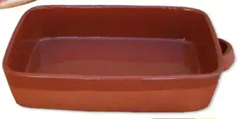 Pingo Doce Assadeira de Barro Socerámica 37x26x8cm promoção