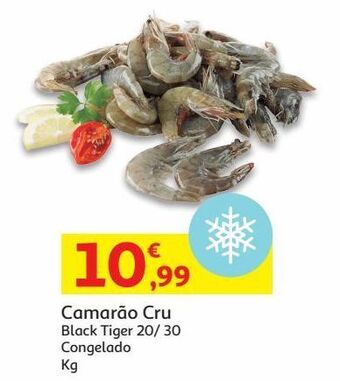 Auchan Camarão cru congelado 20/30 promoção