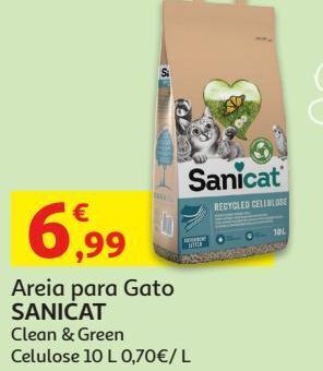 Auchan Areia gato clean&green sanicat promoção