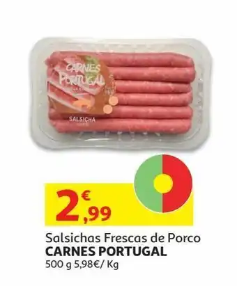 Auchan Salsicha fresca ext carnes por promoção