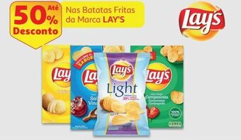 Auchan Batatas fritas lisas lay's promoção