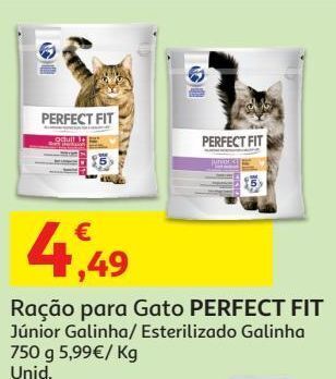 Auchan Ração gato perfect fit promoção