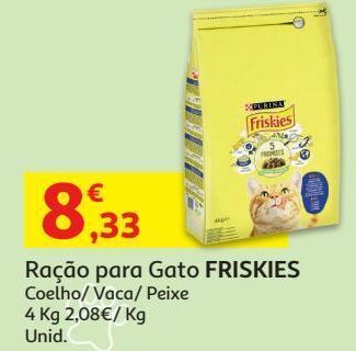 Auchan Ração gato friskies promoção