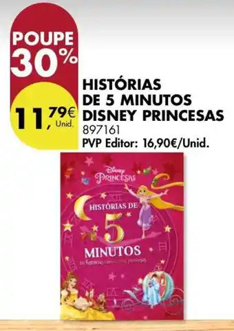 Pingo Doce Histórias de 5 Minutos Disney Princesas promoção