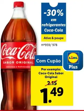 Lidl Ative & Poupe Coca-Cola Sabor Original promoção