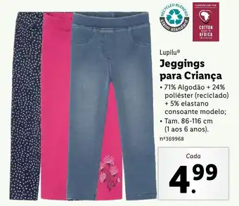 Lidl Lupilu Jeggengs para Criança promoção