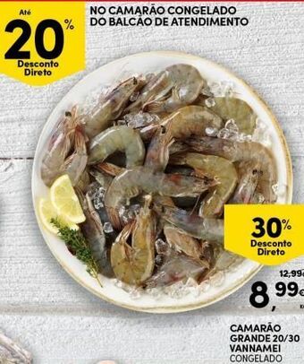 Continente Bom dia Camarão promoção