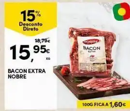 Continente Bom dia Bacon nobre promoção