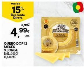 Continente Bom dia Queijos são jorge promoção