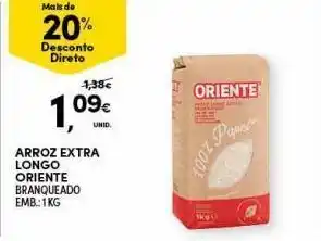Continente Bom dia Arroz oriente promoção