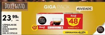 Continente Bom dia Cápsulas de café dolce gusto promoção