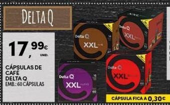 Cápsulas de café delta q