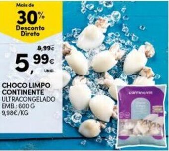 Continente Choco Limpo Continente 600g promoção