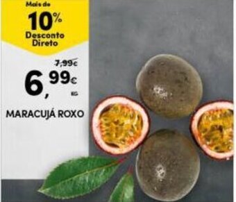 Continente Maracujá Roxo promoção