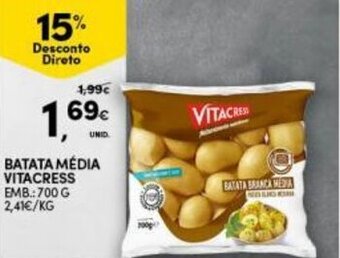 Continente Batata Média Vitacress 700g promoção