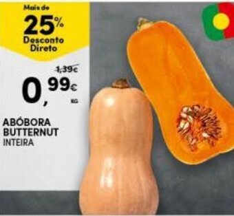 Continente Abóbora Butternut Inteira promoção