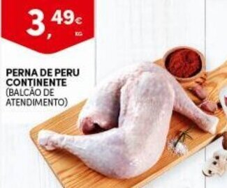 Continente Perna de Peru Continente promoção