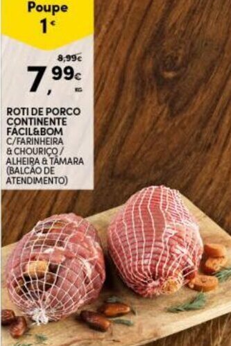 Continente Roti de Porco Continente Fácil & Bom promoção