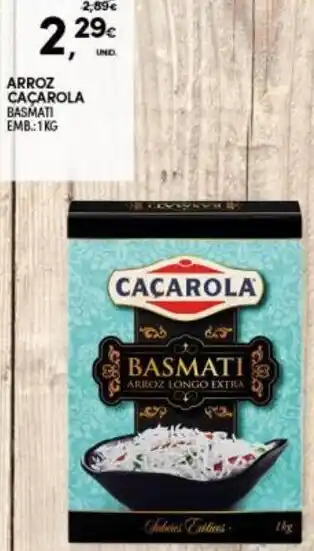 Continente Arroz Caçarola Basmati 1kg promoção