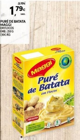 Continente Puré de Batata Maggi 250g promoção