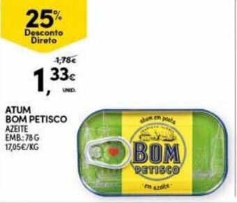 Continente Atum Bom Petisco 78g promoção