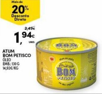Continente Atum Bom Petisco 130g promoção
